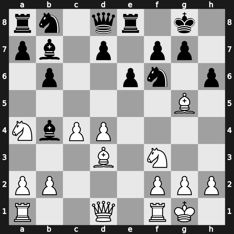 Niksic 1978 – Round 9 – Gligoric, Svetozar – 1/2-1/2 – Portisch, Lajos – G23