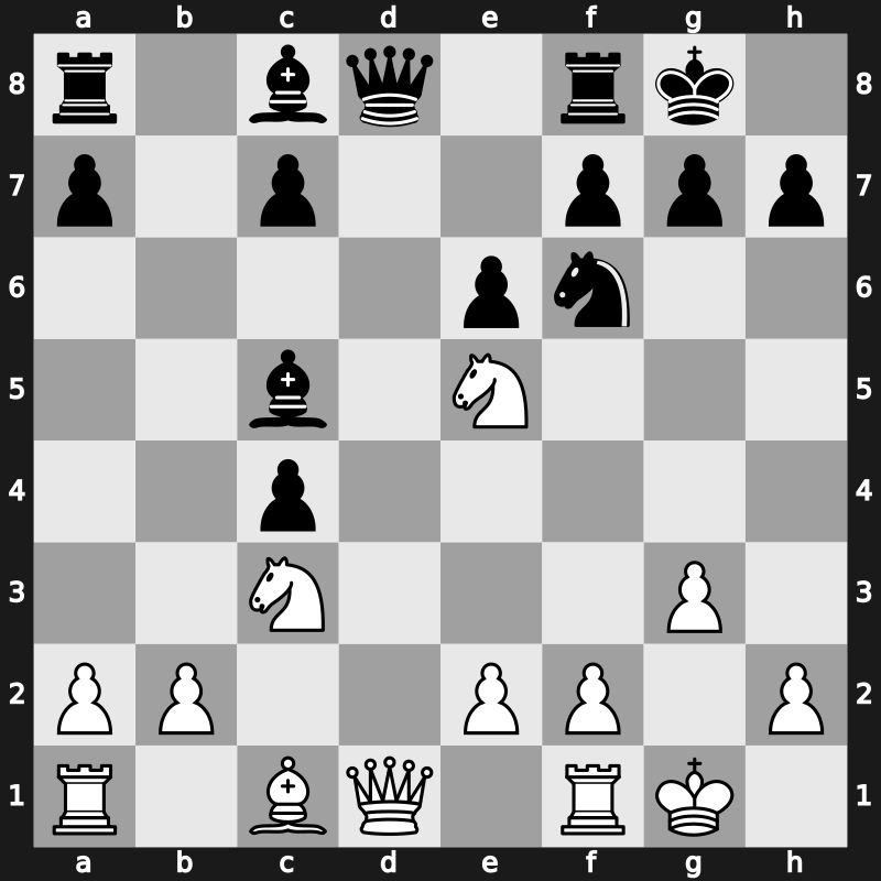 Candidats qf1 1977 – Round 1 – Korchnoi, Viktor – 1/2-1/2 – Petrosian, Tigran A. – G1