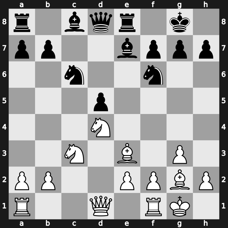 Las Palmas 1977 – Round 3 – Larsen, Bent – 1-0 – Visier Segovia, Fernando – G5
