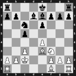 Las Palmas Las Palmas ESP 1977 – Round 1 – Miles, Anthony J – 1/2-1/2 – Tal, Mikhail – G1