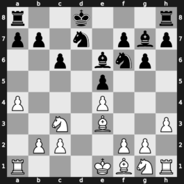 Leningrad ch-URS 1977 – Round 1 – Gulko, Boris – 1/2-1/2 – Petrosian, Tigran V. – G10