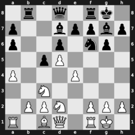 Leningrad ch-URS 1977 – Round 1 – Dorfman, Iossif – 1/2-1/2 – Tal, Mikhail – G15