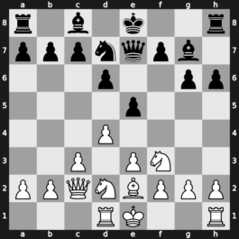 Leningrad ch-URS 1977 – Round 1 – Petrosian, Tigran V. – 1/2-1/2 – Tukmakov, Vladimir B – G17
