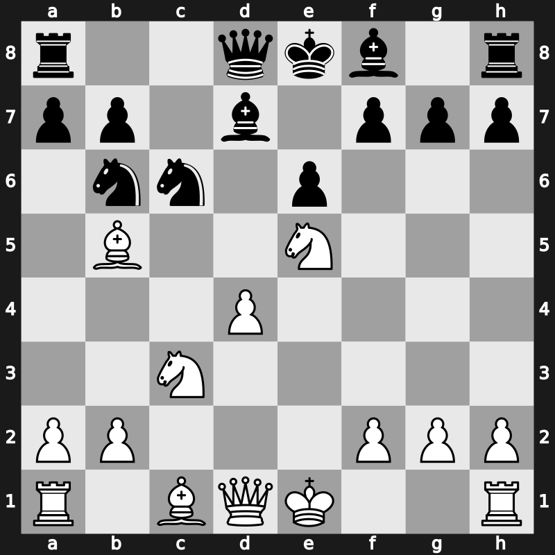 Leningrad ch-URS 1977 – Round 1 – Sveshnikov, Evgeny – 1/2-1/2 – Petrosian, Tigran V. – G18