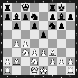 Leningrad ch-URS 1977 – Round 1 – Romanishin, Oleg M – 0-1 – Petrosian, Tigran V. – G40