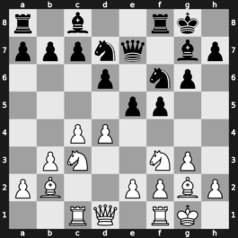 Leningrad ch-URS 1977 – Round ? – Kochyev, Alexander – 1/2-1/2 – Tal, Mikhail – G42