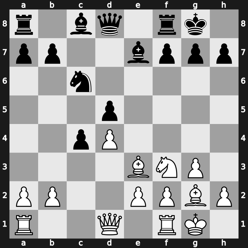 Biel Interzonal 1976 – Round 7 – Portisch, Lajos – 1/2-1/2 – Matanovic, Aleksandar – G30