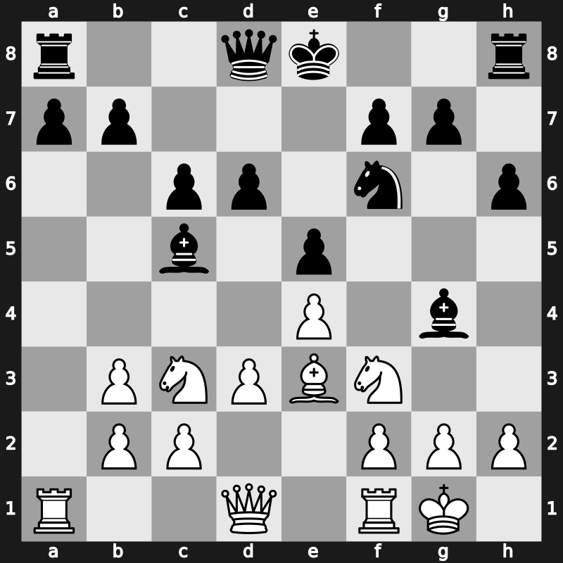 Biel Interzonal 1976 – Round 14 – Larsen, Benjamin Holsko – 1/2-1/2 – Smyslov, Vladimir – G65