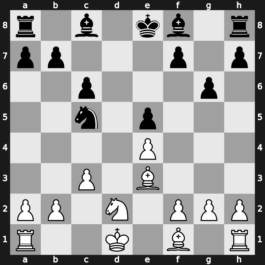 Biel Interzonal 1976 – Round 19 – Larsen, Benjamin Holsko – 1/2-1/2 – Huebner, Robert – G89
