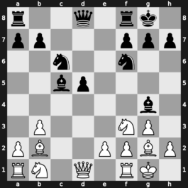Moskou ch-URS 1976 – Round 1 – Taimanov, Mark E – 1-0 – Geller, Efim P – G4