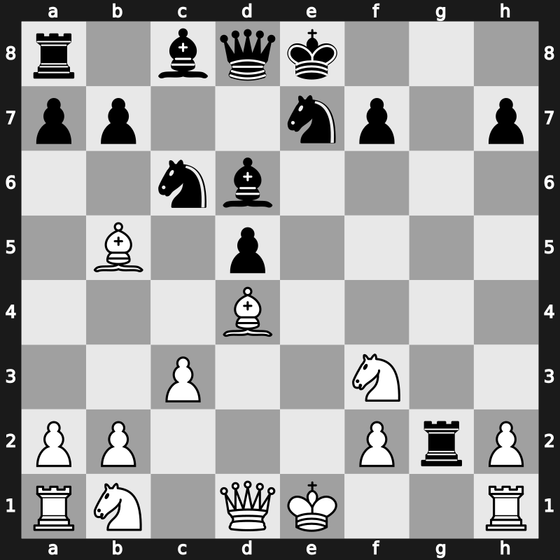 Moskou ch-URS 1976 – Round 1 – Sveshnikov, Evgeny – 1/2-1/2 – Polugaevsky, Lev – G13