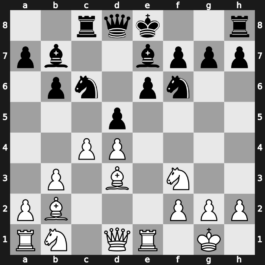 Moskou ch-URS 1976 – Round 1 – Petrosian, Tigran V. – 0-1 – Tal, Mikhail – G44