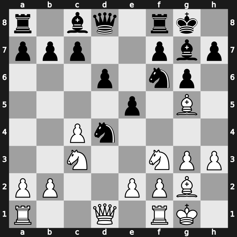 Moskou ch-URS 1976 – Round 15 – Romanishin, Oleg M – 0-1 – Petrosian, Tigran V. – G59