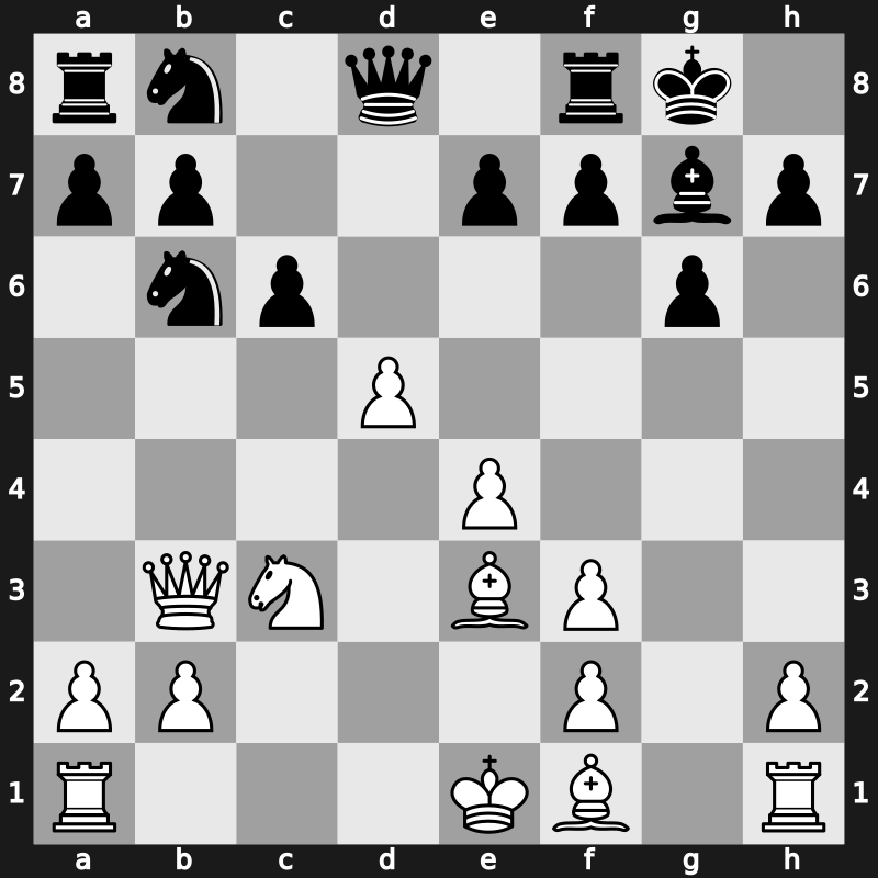 Tbilisi 1976 – Round 1 – Romanishin, Oleg M – 0-1 – Korchnoi, Viktor – G6