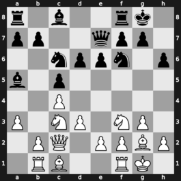 Erevan ch-URS 1975 – Round 1 – Tal, Mikhail – 1/2-1/2 – Polugaevsky, Lev – G11
