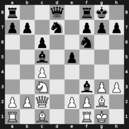 Milaan 1975 – Round 3 – Petrosian, Tigran V. – 1/2-1/2 – Portisch, Lajos – G11