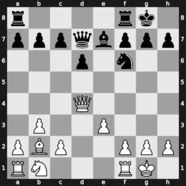 Milaan 1975 – Round 8 – Ljubojevic, Ljubomir – 0-1 – Unzicker, Wolfgang – G27
