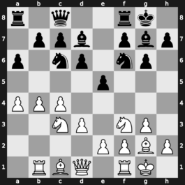 Milaan 1975 – Round 9 – Larsen, Bent – 1/2-1/2 – Karpov, Anatoly – G30