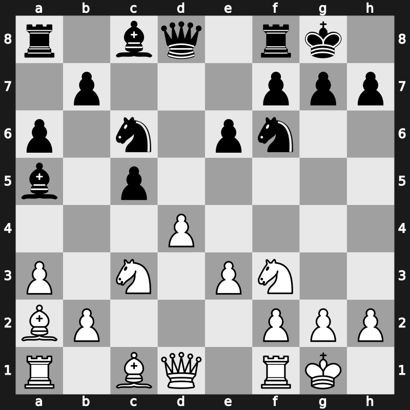 Moskou ch-URS 1973 – Round 1 – Taimanov, Mark E – 1/2-1/2 – Karpov, Anatoly – G17