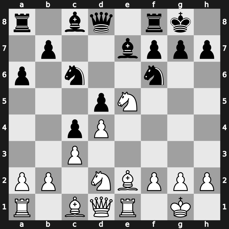 Moskou ch-URS 1973 – Round 1 – Tukmakov, Vladimir B – 1/2-1/2 – Petrosian, Tigran V – G59