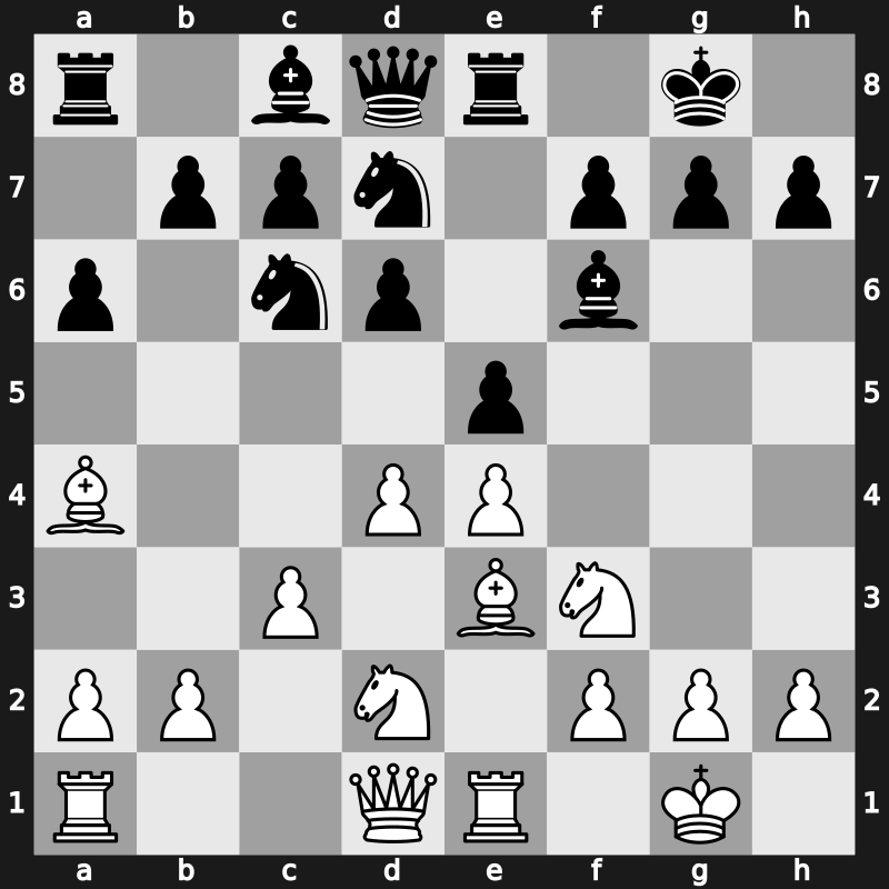 Moskou ch-URS 1973 – Round 10 – Geller, Efim P – 1-0 – Keres, Paul – G69