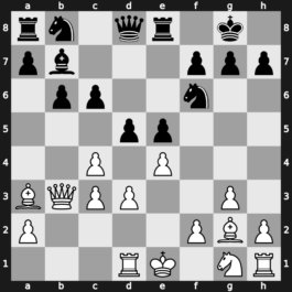Petropolis Interzonal 1973 – Round 5 – Portisch, Lajos – 1/2-1/2 – Mecking, Henrique – G19