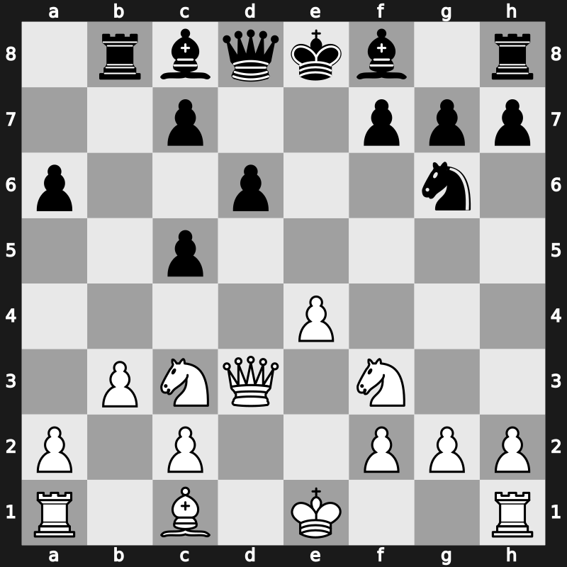 Petropolis Interzonal 1973 – Round 10 – Mecking, Henrique – 1/2-1/2 – Keres, Paul – G40