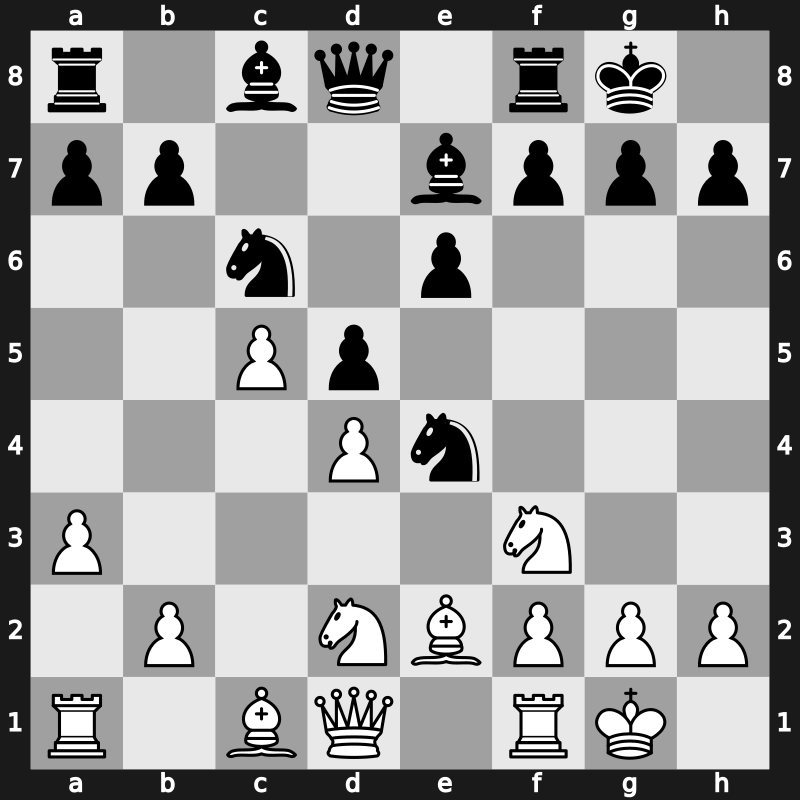 Tallinn 1973 – Round 1 – Keres, Paul – 1/2-1/2 – Nei, Iivo – G10