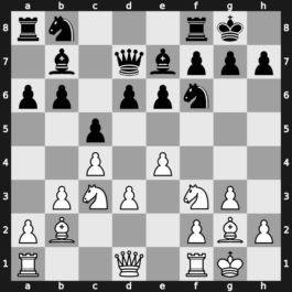 Tallinn 1973 – Round 1 – Tal, Mikhail – 1/2-1/2 – Polugaevsky, Lev – G41