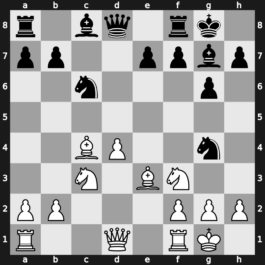 Sarajevo 1972 – Round 10 – Keres, Paul Petrovich – 1/2-1/2 – ? – G22