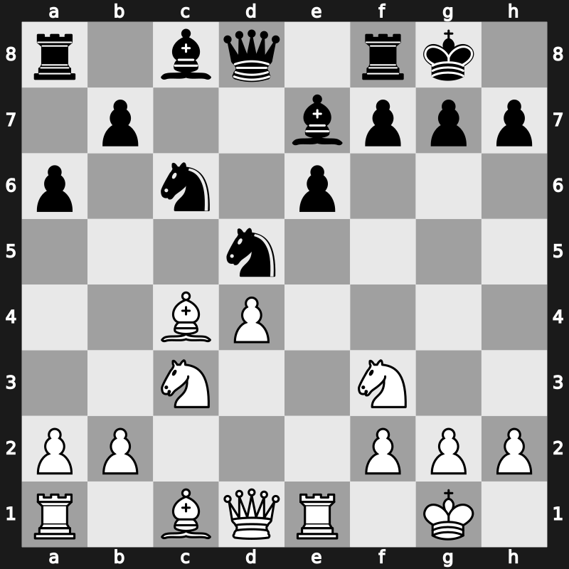 Skopje ol (Men) fin-A 1972 – Round 14 – Petrosian, Tigran V – 1/2-1/2 – Garcia Rodriguez, Raimundo – G45