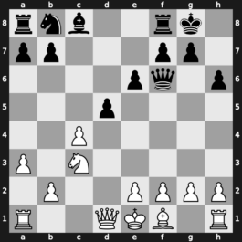 Alekhine Memorial 1971 – Round 1 – Olafsson, Fridrik – 1-0 – Tal, Mikhail – G9