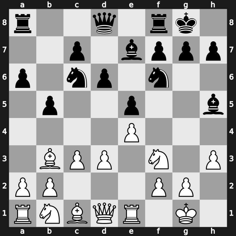 Alekhine Memorial 1971 – Round 1 – Karpov, Anatoly – 1/2-1/2 – Spassky, Boris V. – G19