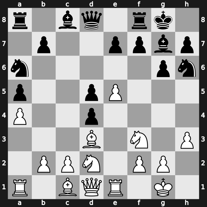 Alekhine Memorial 1971 – Round 10 – Tukmakov, Vladimir B – 1/2-1/2 – Spassky, Boris V. – G31