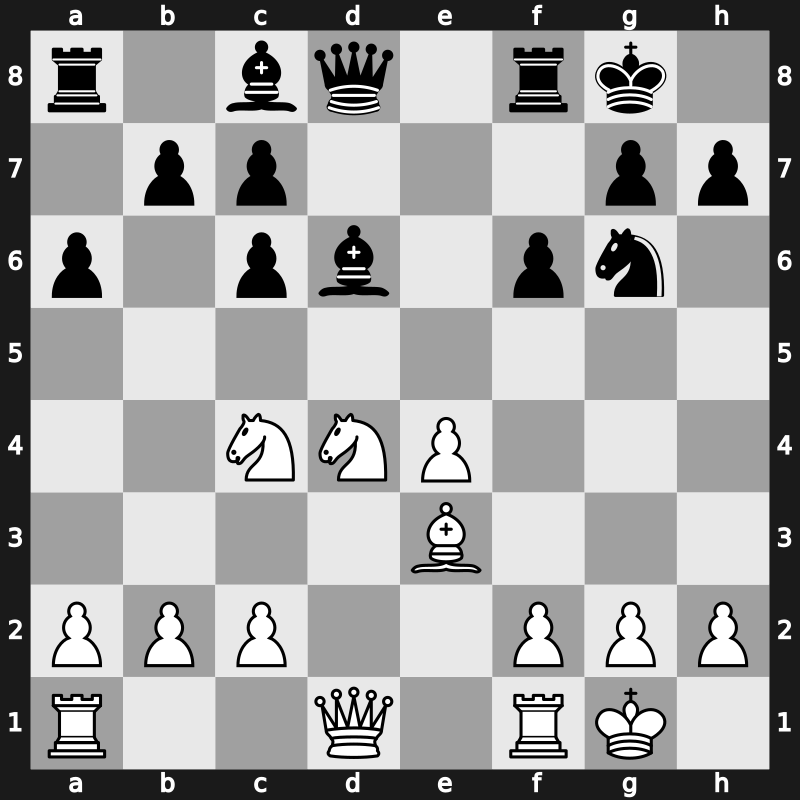 Siegen olm 1970 – Round 15 – Fischer, Raphael – 1-0 – Unzicker, Wolfgang – G24