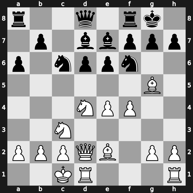World Championship 28th – Round 20 – Fischer, Robert J – 1/2-1/2 – Spassky, Boris V. – G20