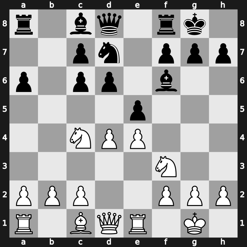 1970 Belgrade URS-World – Round 2.10 – Keres, Paul – 1-0 – Ivkov, Borislav – G22