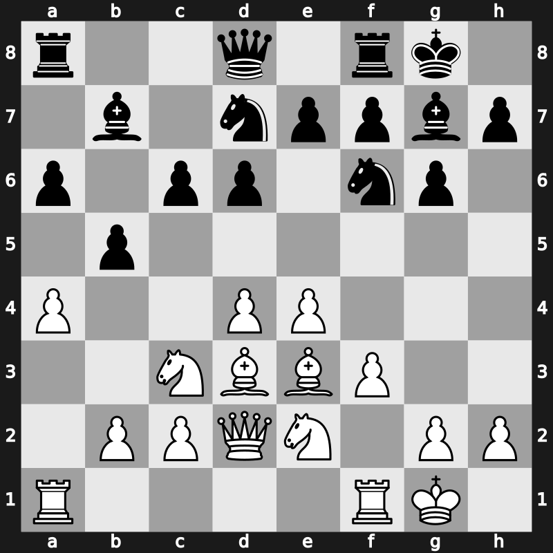 1970 IBM – Round 1 – Geller, Efim P – 1/2-1/2 – Hort, Vlastimil – G132
