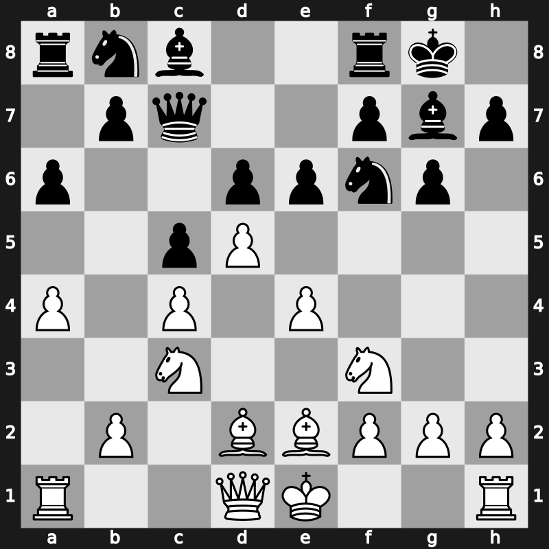 1970 IBM – Round 10 – Donner, Jan Hein – 1/2-1/2 – Hartoch, Robert G – G51