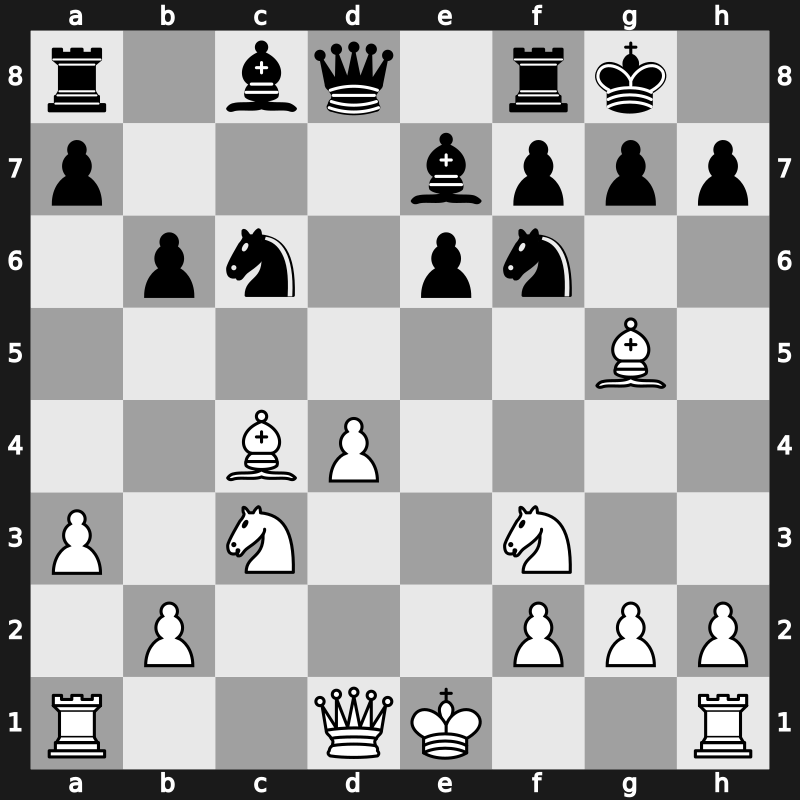 1970 IBM – Round 11 – Hort, Vlastimil – 1/2-1/2 – Tringov, Georgi P – G8