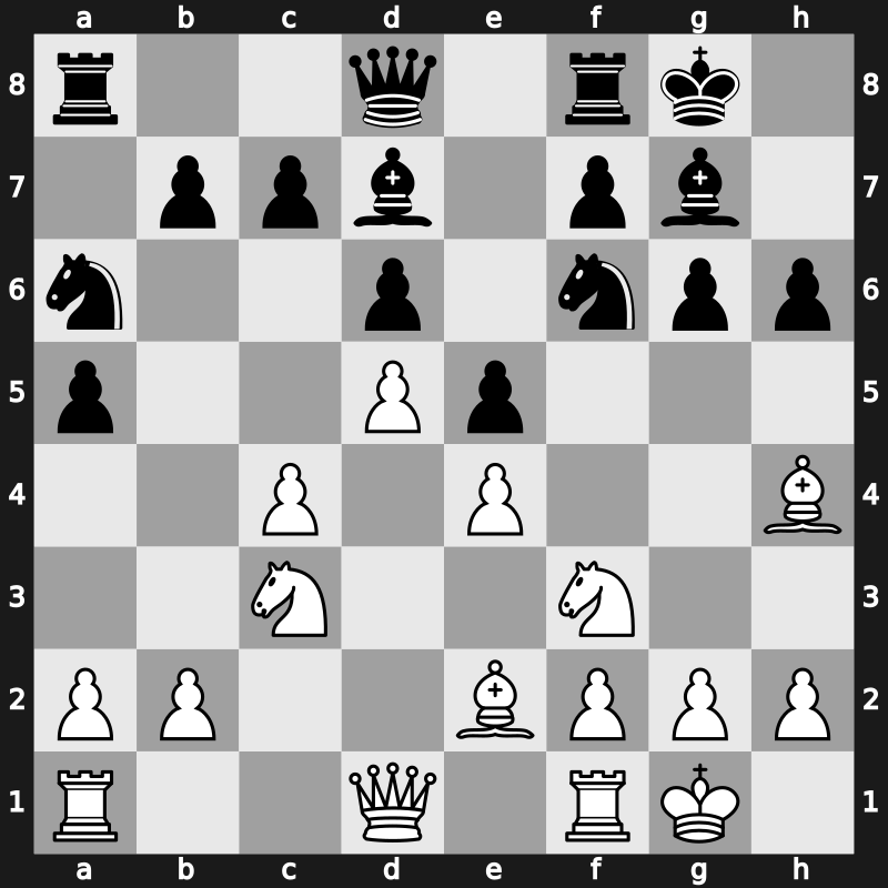 1970 IBM – Round 4 – Gligoric, Svetozar – 1/2-1/2 – Geller, Efim P – G72
