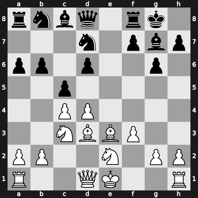1970 IBM – Round 5 – Hort, Vlastimil – 0-1 – Gligoric, Svetozar – G74