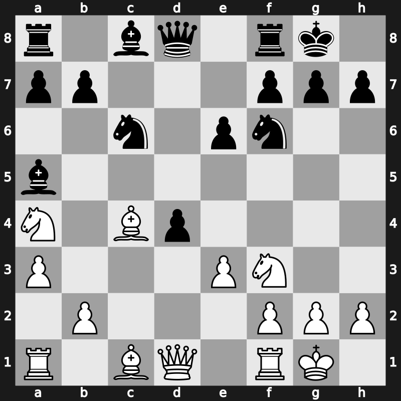1970 IBM – Round 6 – Gligoric, Svetozar – 0-1 – Polugaevsky, Lev – G55