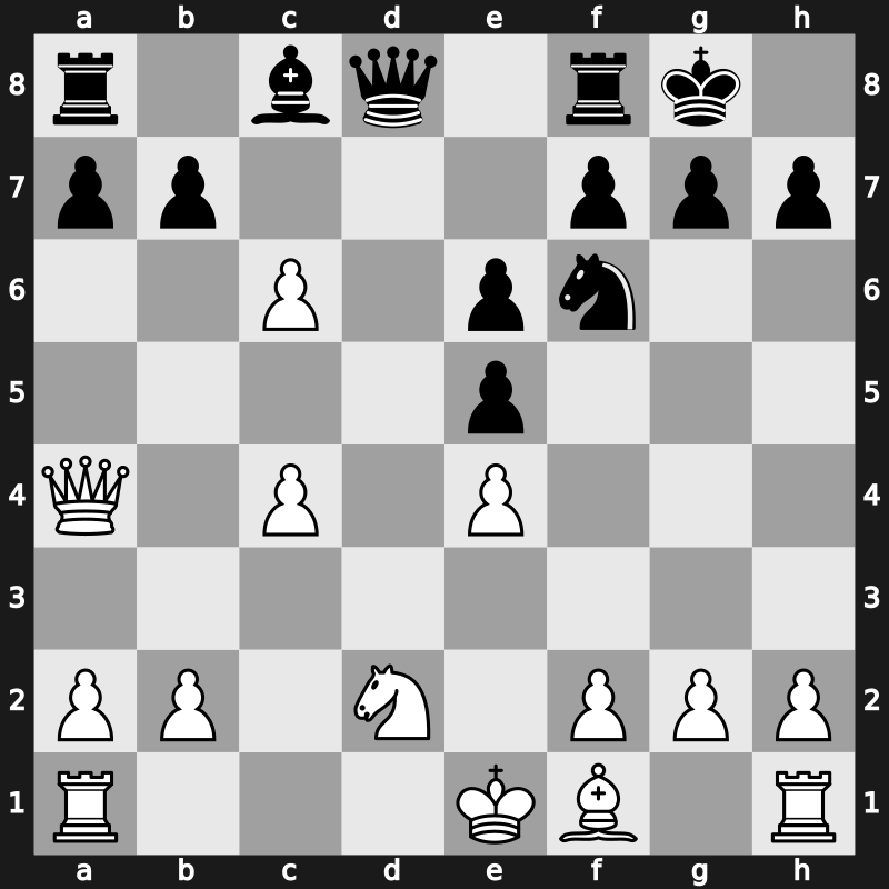 1970 IBM – Round 9 – Gligoric, Svetozar – 1/2-1/2 – Jongsma, Alexander – G45
