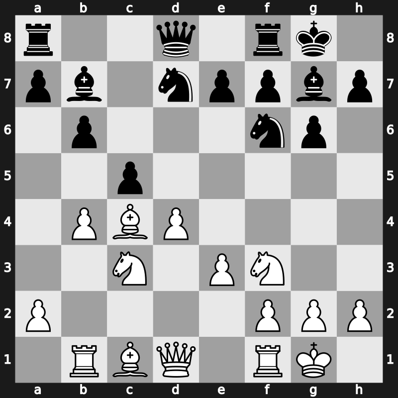 1970 Palma de Mallorca Interzonal – Round 12 – Naranja, Renato – 1/2-1/2 – Smyslov, Vassily – G32