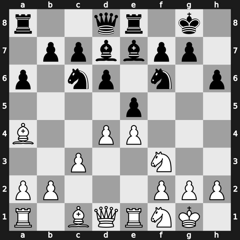 1970 Palma de Mallorca Interzonal – Round 19 – Matulovic, Milan – 1/2-1/2 – Portisch, Lajos – G207