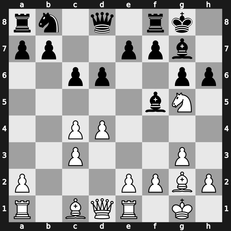 1970 Palma de Mallorca Interzonal – Round 19 – Naranja, Renato – 0-1 – Larsen, Bent – G26