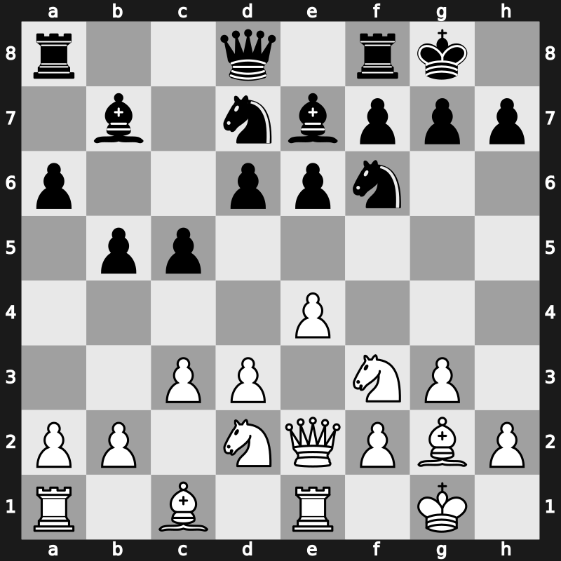 1970 Palma de Mallorca Interzonal – Round 23 – Rubinetti, Jorge – 0-1 – Larsen, Bent – G255