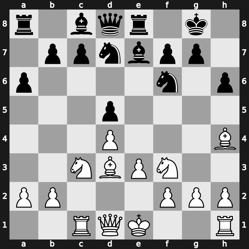 1970 Palma de Mallorca Interzonal – Round 6 – Gligoric, Svetozar – 1-0 – Hort, Vlastimil – G109