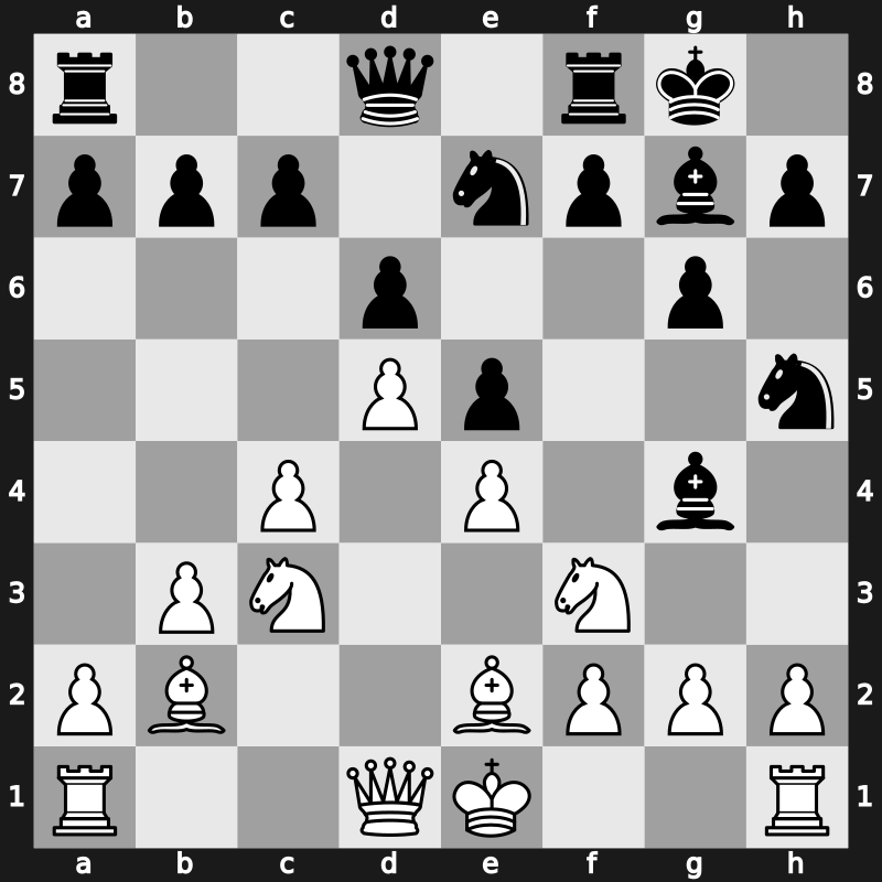 1970 Palma de Mallorca Interzonal – Round 8 – Panno, Oscar – 1-0 – Huebner, Robert – G13